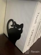 img 1 attached to Add Charm To Your Bookshelf With Winterworm'S Cute Persian Cat Bookends review by Matthew Hall