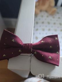 img 7 attached to 👔 Belluno Pre-Tied Bow Ties: Adjustable Bow Tie Accessories for Boys in Children's Fashion