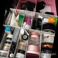 img 1 attached to 40-Piece Adjustable Drawer Dividers: FLYTIANMY Organizer For Socks, Underwear, Makeup And More - Organize Your Home With Ease! review by Lorri Ciccio