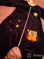 img 1 attached to Winter Sleepwear For Toddlers: MICHLEY Baby Sleeping Bag With Feet And Long Sleeves, Duck Design, Suitable For 5-6 Year Old Boys And Girls review by Jeremy Meyer