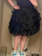 img 1 attached to Women'S Short Knee Length Ruffles Party Tulle Skirt - WDPL review by Percy Haulin