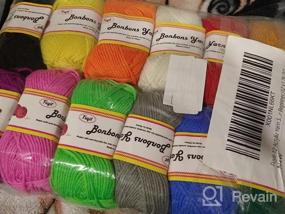 img 5 attached to Fuyit Assorted Colors Acrylic Yarn Skeins With Crochet Hooks - Perfect For Knitting And Crafting