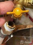 img 1 attached to 1/2" Hose Barb Beduan 3 Way Shut Off Brass Y Shaped Ball Valve - 2 Switch Control review by Jared Surabhi