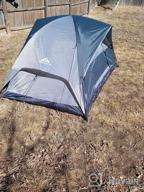 img 1 attached to 4-Person Waterproof Camping Tent With Removable Rain Fly, Lightweight & Portable Backpacking Tent For 4 Seasons Family Gatherings, Hiking And Travel. review by Jair Baltrusch