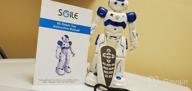 img 1 attached to SGILE Gesture-Sensing RC Robot Toy - Remote Control Robot Perfect For Kids Aged 3-12 Years. Ideal Birthday Gift For Boys And Girls - Blue review by Eddie Curd