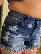 img 1 attached to Women'S Denim Hot Shorts Mid Waisted Summer Casual Pockets Short Pants review by Rebecca Bourassa