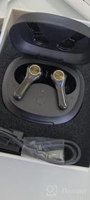 img 7 attached to Перезаряжаемые слуховые аппараты Bluetooth для пожилых людей с шумоподавлением, устранением высоты тона и 16-канальным внутриканальным цифровым усилителем - белый портативный зарядный чехол в комплекте.