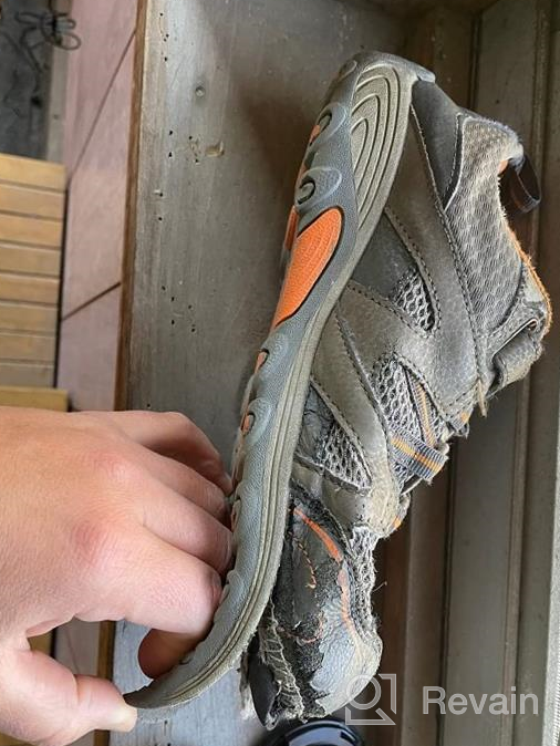 img 1 attached to 👟 Merrell Chaser Sneaker: Gunsmoke Orange Boys' Shoes - Stylish and Durable Footwear for Active Boys review by Dustin Marshall