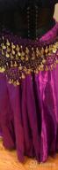 img 1 attached to US0-14 MUNAFIE Belly Dance Satin Skirt: Shiny & Fancy For Arabic Halloween! review by Vaibhav Karger