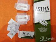 img 1 attached to 🪒 Experience Superior Shaving with Astra Superior Premium Platinum Double Edge Safety Razor Blades - 3 Pack (15 Blades) review by Iori Yagami