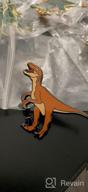картинка 1 прикреплена к отзыву 🌟 Броши с динозаврами для рюкзаков: Открой мир Зазеркалья динозавров с набором эмалированных динозавров - милые и очаровательные! от Christine Ellis