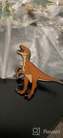 img 6 attached to 🌟 Броши с динозаврами для рюкзаков: Открой мир Зазеркалья динозавров с набором эмалированных динозавров - милые и очаровательные!