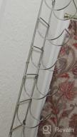 img 1 attached to 🧺 Sorbus Towel Rack Holder - Wall Mount Storage Organizer for Linens (Silver) review by Steven Barbon