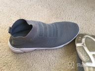img 1 attached to Kanlanlo Men's Lightweight Breathable Running Sneakers review by Jevon Sterling