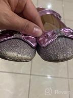 img 1 attached to KomForme Toddler Non Slip Ballet Walking Girls' Shoes in Flats review by Adrian Smart