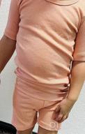 img 1 attached to Stylish & Comfortable Kids Pajama Set: AVAUMA Stripe Pattern Baby Boys Girls Sleepwear review by Nancy Roelfsema