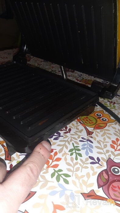 img 1 attached to Sandwich maker Kitfort KT-1609 Panini Maker, red review by Micha Sarnowski ᠌