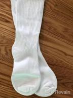 img 1 attached to Comfortable And Effective Compression Socks - NuVein 15-20 MmHg, White, Medium review by Nikki Huang