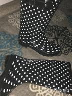 img 1 attached to Norty Women'S Stylish & Waterproof Hurricane Rain Boots - Mid-Calf Length review by Donald Larson