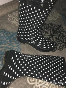 img 8 attached to Norty Women'S Stylish & Waterproof Hurricane Rain Boots - Mid-Calf Length