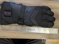 img 1 attached to Heated Glove Liners For Men Women, Rechargeable Electric Battery Heating Gloves Liners, Touchscreen Anti-Skip Heated Mitten Liners Hand Warmer For Skiing Hiking And Arthritis Hands By Dr.Warm review by William Pacino