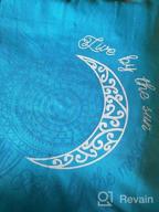 img 1 attached to Women'S Summer Vintage Tees: MaQiYa Cotton Moon & Sun Printed Tops review by Ryan Hill