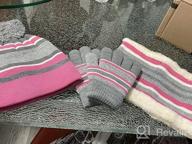 img 1 attached to ❄️ Cold Weather Fleece Beanie Mittens for Toddler Boys - Winter Accessories review by Matthew Shankar