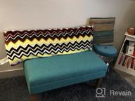 img 1 attached to Stylish And Functional Mango Coral Upholstered Ottoman Bench With Storage - Perfect For Living Room And Bedroom Decor! review by Laura Thompson