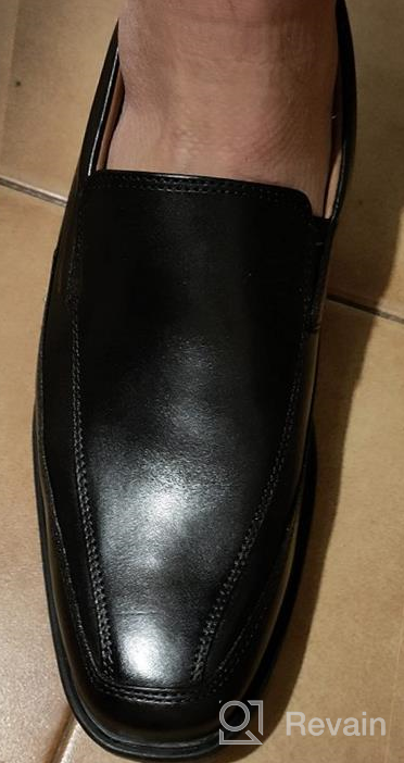 img 1 attached to 👞 Black Leather Men's Loafers by Clarks - Slip-On Men's Shoes review by Jeff Zamora