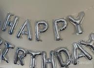 img 1 attached to Eco-Friendly Happy Birthday Balloon Banner - 16-Inch Mylar Foil Letters Sign Bunting For All Ages - Reusable Party Decorations And Supplies For Girls, Boys, And Adults review by Jordan Perez