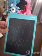 img 1 attached to EooCoo 12-Inch Colorful Screen LCD Writing Tablet With Magnetic Doodle Board For Kids And Adults, Handwriting Drawing Tablet For Home, School, And Office Use - Perfect Gift For Ages 3 To 7 - Black review by Rashid Vaquera