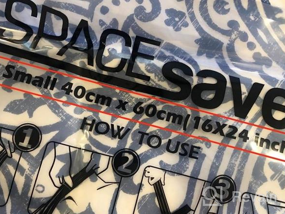 img 1 attached to Jumbo Vacuum Storage Bags (6-Pack) - 80% More Clothes Storage Space | Compression Seal For Comforters, Blankets, Bedding, Clothing | Great For Closet & Travel Use With Pump Included. review by Dave Lopez