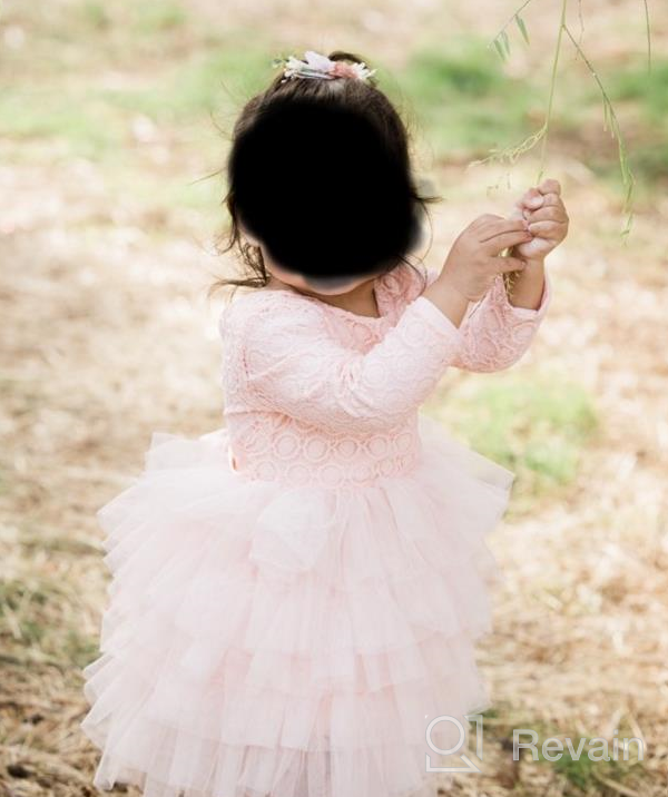 img 1 attached to Cilucu Baby Girls Party Dress: A Beautiful Peachy Pink Tutu For Special Occasions review by James Ortega