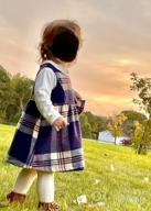 img 1 attached to Mud Kingdom Plaid Sleeveless Loose Fit Faux Wool Holiday Girls Dresses review by Joseph Campos