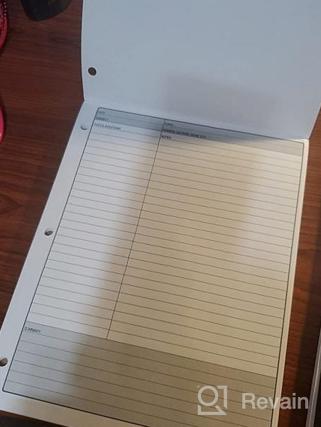 img 1 attached to 📘 BookFactory Universal Note Taking System - Cornell Notes Notebook, 120 Pages, 8 1/2" x 11" - Wire-O Bound (LOG-120-7CW-A) review by Kyle Gresham