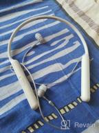 img 1 attached to Sony WIC400/L Wireless Behind-Neck In-Ear Headphones, Blue review by Shaun Jdi ᠌