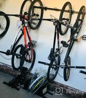 img 1 attached to StoreYourBoard Bike Storage Rack, Holds 5 Bicycles, Home And Garage Organizer, Adjustable Wall Hanger Mount review by Jeff Pfaff