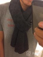 img 1 attached to Men'S Winter Plaid Knit Scarf - Soft & Warm FORBUSITE review by Jason Wilson