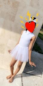 img 5 attached to Affordable Anleolife 12'' Ballet Tutu Dress: Birthday 🩰 Tutu Skirt for Ballet Dance, Mini Skirts in White