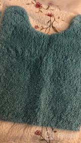img 6 attached to Soft, Absorbent & Non-Slip VANZAVANZU Bathroom Rugs - Baby Lavender (24"X36")