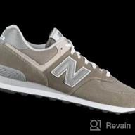 img 1 attached to New Balance 574V1 Synthetic 👟 Men's Sneakers - Fashionable Shoes for Men review by Jessie Vrbensky