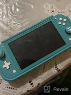 img 1 attached to Nintendo Switch Lite Protective Case, KIWIHOME Portable Cover Grip Case Only For Nintendo Switch Lite With Comfortable Grip & Game Card Slots (Turquoise) review by Chris Sisley