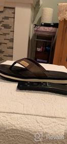 img 6 attached to Men'S Flip-Flops Comfort Slippers Beach Sandals Size 6-15 FITORY
