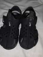 img 1 attached to 👟 Stylish and Protective: NIKE Toddler Sunray Protect Sandals in Black for Boys review by Tai Wiest