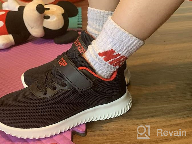 img 1 attached to Ziitop Kids Sneakers: Lightweight Athletic Shoes for Boys and Girls review by Gabe Smith