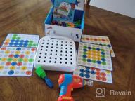 img 1 attached to Get Creative With Educational Insights Design & Drill Patterns & Shapes Drill Toy - Perfect For Preschool Learning At Home & Classroom review by Alexandra Marie