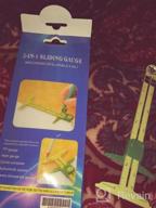 img 1 attached to 5-In-1 Sliding Gauge Sewing Tool Measurement Ruler By YEQIN review by Cindy Hurst