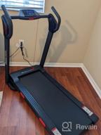 img 1 attached to Mobvoi Home Treadmill 3HP Folding 15% Incline Bluetooth Workout App LED Monitor Walking Running Machine Easy Assembly 25 Preset Program For Indoor Exercise Fitness Home Gym review by Tony Doolittle