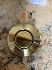 img 5 attached to BESTILL Sink Top Garbage Disposal Air Switch Button Brushed Nickel Long With Hose For Kitchen