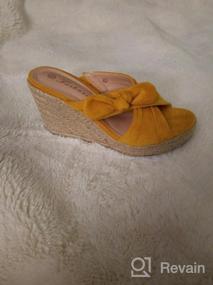 img 6 attached to Step Up Your Summer Style With Women'S Espadrille Wedge Sandals Featuring Bow Tie And Platform Design